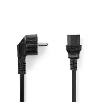 Nedis CEGL11075BK20 - Napájecí Kabel | Typ F Zástrčka | IEC-320-C1 | Úhlový | Úhlový | 2.00 m | Černá Nedis CEGL11075BK20 - Napájecí Kabel | Typ F Zástrčka | IEC-320-C1 | Úhlový | Úhlový | 2.00 m | Černá