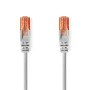 Nedis CCGL85230GY150 - Síťový kabel CAT6 U/UTP | RJ45 Zástrčka - RJ45 Zástrčka | 15.00 m | Kulatý | PVC | Šedá