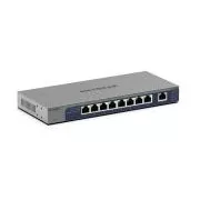 Netgear 8-Port Gigabit Ethernet Unmanaged Switch with 1 dedicated 10G/Multi-Gig Port - GS108MX