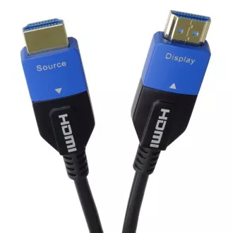 PremiumCord Ultra High Speed HDMI 2.1 optický kabel 8K@60Hz 4K@120Hz 7m zlacený PremiumCord Ultra High Speed HDMI 2.1 optický kabel 8K@60Hz 4K@120Hz 7m zlacený