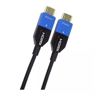 PremiumCord Ultra High Speed HDMI 2.1 optický kabel 8K@60Hz 4K@120Hz 15m zlacený PremiumCord Ultra High Speed HDMI 2.1 optický kabel 8K@60Hz 4K@120Hz 15m zlacený