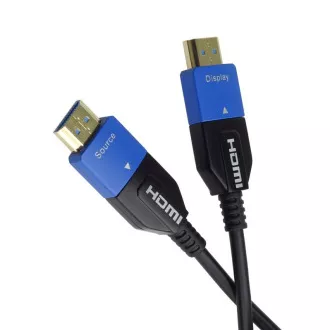 PremiumCord Ultra High Speed HDMI 2.1 optický kabel 8K@60Hz 4K@120Hz 30m zlacený PremiumCord Ultra High Speed HDMI 2.1 optický kabel 8K@60Hz 4K@120Hz 30m zlacený