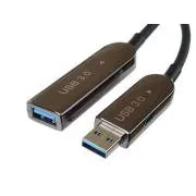 PremiumCord USB3.0 + 2.0 prodlužovací optický AOC kabel A/Male - A/Female 7m