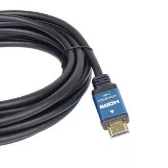 PremiumCord Ultra HDTV 4K@60Hz kabel HDMI 2.0b kovové+zlacené konektory 0,5m PremiumCord Ultra HDTV 4K@60Hz kabel HDMI 2.0b kovové+zlacené konektory 0,5m