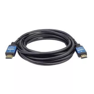 PremiumCord Ultra HDTV 4K@60Hz kabel HDMI 2.0b kovové+zlacené konektory 0,5m PremiumCord Ultra HDTV 4K@60Hz kabel HDMI 2.0b kovové+zlacené konektory 0,5m