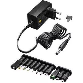 goobay Univerzální napájecí adaptér 230V/3-12V stejnosměrný max. 27W 2,25A goobay Univerzální napájecí adaptér 230V/3-12V stejnosměrný max. 27W 2,25A