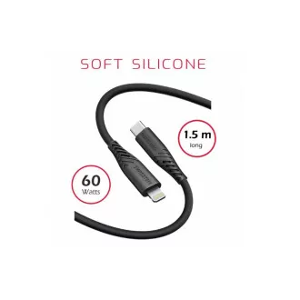 SWISSTEN DATOVÝ KABEL SOFT SILICONE USB-C / USB-C 1,5 M 60W ČERNÝ SWISSTEN DATOVÝ KABEL SOFT SILICONE USB-C / USB-C 1,5 M 60W ČERNÝ
