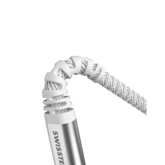 SWISSTEN DATOVÝ KABEL KEVLAR USB / LIGHTNING 1,5 M BÍLÝ SWISSTEN DATOVÝ KABEL KEVLAR USB / LIGHTNING 1,5 M BÍLÝ