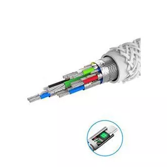 SWISSTEN DATOVÝ KABEL KEVLAR USB-C / LIGHTNING 1,5 M BÍLÝ SWISSTEN DATOVÝ KABEL KEVLAR USB-C / LIGHTNING 1,5 M BÍLÝ
