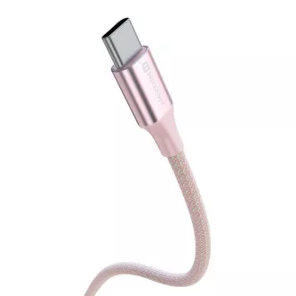 SWISSTEN DATOVÝ KABEL TEXTILE II USB / USB-C 1,5 M RŮŽOVÝ SWISSTEN DATOVÝ KABEL TEXTILE II USB / USB-C 1,5 M RŮŽOVÝ