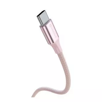 SWISSTEN DATOVÝ KABEL TEXTILE II USB / USB-C 1,5 M RŮŽOVÝ SWISSTEN DATOVÝ KABEL TEXTILE II USB / USB-C 1,5 M RŮŽOVÝ