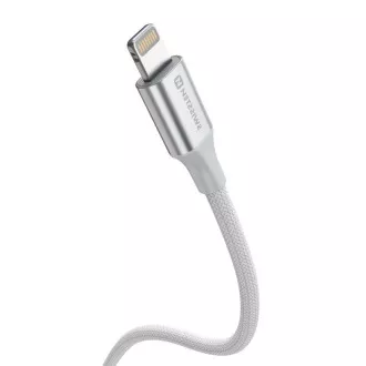 SWISSTEN DATOVÝ KABEL TEXTILE II USB-C / LIGHTNING 1,5 M BÍLÝ SWISSTEN DATOVÝ KABEL TEXTILE II USB-C / LIGHTNING 1,5 M BÍLÝ