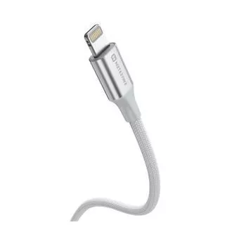 SWISSTEN DATOVÝ KABEL TEXTILE II USB-C / LIGHTNING 1,5 M BÍLÝ SWISSTEN DATOVÝ KABEL TEXTILE II USB-C / LIGHTNING 1,5 M BÍLÝ