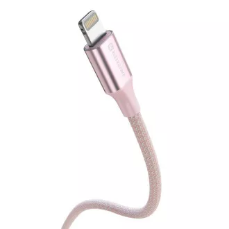 SWISSTEN DATOVÝ KABEL TEXTILE II USB-C / LIGHTNING 1,5 M RŮŽOVÝ SWISSTEN DATOVÝ KABEL TEXTILE II USB-C / LIGHTNING 1,5 M RŮŽOVÝ