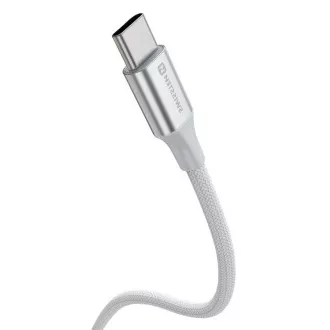 SWISSTEN DATOVÝ KABEL TEXTILE II USB-C / USB-C 1,5 M BÍLÝ SWISSTEN DATOVÝ KABEL TEXTILE II USB-C / USB-C 1,5 M BÍLÝ