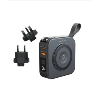 SWISSTEN POWER BANK ALL-IN-ONE PRO S VYMĚNITELNÝMI VIDLICEMI (USA, EU, UK) 10000 mAh 20W ČERNÁ SWISSTEN POWER BANK ALL-IN-ONE PRO S VYMĚNITELNÝMI VIDLICEMI (USA, EU, UK) 10000 mAh 20W ČERNÁ