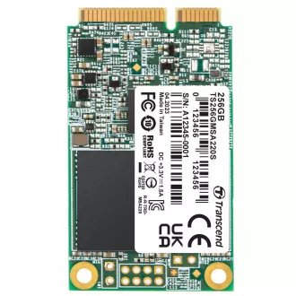 TRANSCEND MSA220S 256GB SSD disk mSATA, SATA III 6Gb/s (3D TLC), 560MB/s R, 500MB/s W TRANSCEND MSA220S 256GB SSD disk mSATA, SATA III 6Gb/s (3D TLC), 560MB/s R, 500MB/s W