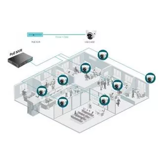 TP-Link VIGI C430(4mm) Turret kamera, 3MP, 4mm, Full-Color TP-Link VIGI C430(4mm) Turret kamera, 3MP, 4mm, Full-Color
