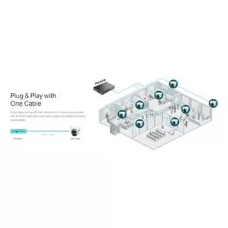 TP-Link VIGI C450(4mm) Turret kamera, 5MP, 4mm, Full-Color TP-Link VIGI C450(4mm) Turret kamera, 5MP, 4mm, Full-Color