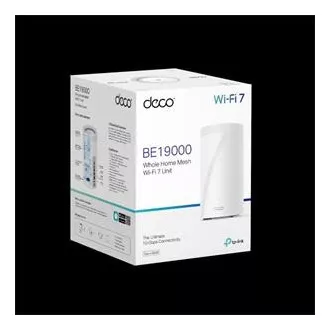 TP-Link Deco BE85(1-pack) BE19000 Třípásmový systém Mesh WiFi 7, 1x 10GLAN, 2x 2.5GLAN, 1x 10GLAN/SFP+, USB, 2,4/5/6GHz, HomeShiel TP-Link Deco BE85(1-pack) BE19000 Třípásmový systém Mesh WiFi 7, 1x 10GLAN, 2x 2.5GLAN, 1x 10GLAN/SFP+, USB, 2,4/5/6GHz, HomeShiel