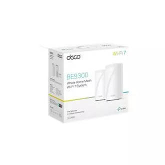 TP-Link Deco BE65(2-pack) BE9300 Třípásmový systém Mesh WiFi 7 pro celou domácnost, 4x 2.5GLAN, USB, 2,4/5/6GHz, HomeShield TP-Link Deco BE65(2-pack) BE9300 Třípásmový systém Mesh WiFi 7 pro celou domácnost, 4x 2.5GLAN, USB, 2,4/5/6GHz, HomeShield
