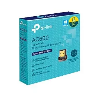 TP-Link Archer T600UB Nano - AC600 Nano Wi-Fi Bluetooth USB Adapter TP-Link Archer T600UB Nano - AC600 Nano Wi-Fi Bluetooth USB Adapter