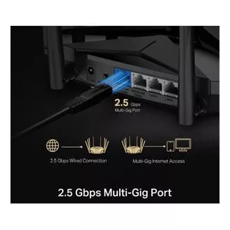 MERCUSYS MR90X - AX6000 WiFi 6 router dual AP/WiFi router, 3x GLAN, 1x GWAN/ 574Mbps 2,4/ 2402Mbps 5GHz MERCUSYS MR90X - AX6000 WiFi 6 router dual AP/WiFi router, 3x GLAN, 1x GWAN/ 574Mbps 2,4/ 2402Mbps 5GHz