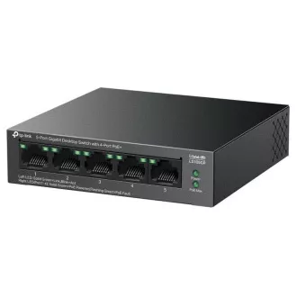 TP-Link LS105GP Switch 1x GLAN, 4x GLAN s PoE+, 65W TP-Link LS105GP Switch 1x GLAN, 4x GLAN s PoE+, 65W