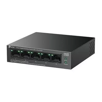 TP-Link LS105GP Switch 1x GLAN, 4x GLAN s PoE+, 65W TP-Link LS105GP Switch 1x GLAN, 4x GLAN s PoE+, 65W