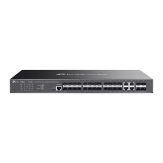 TP-Link SG3428XF Omada 24-Port SFP L2+ Managed Switch with 4 10GE SFP+ Slots TP-Link SG3428XF Omada 24-Port SFP L2+ Managed Switch with 4 10GE SFP+ Slots