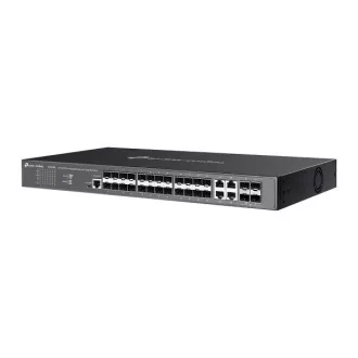 TP-Link SG3428XF Omada 24-Port SFP L2+ Managed Switch with 4 10GE SFP+ Slots TP-Link SG3428XF Omada 24-Port SFP L2+ Managed Switch with 4 10GE SFP+ Slots