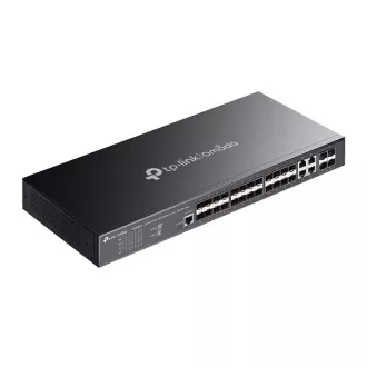 TP-Link SG3428XF Omada 24-Port SFP L2+ Managed Switch with 4 10GE SFP+ Slots TP-Link SG3428XF Omada 24-Port SFP L2+ Managed Switch with 4 10GE SFP+ Slots