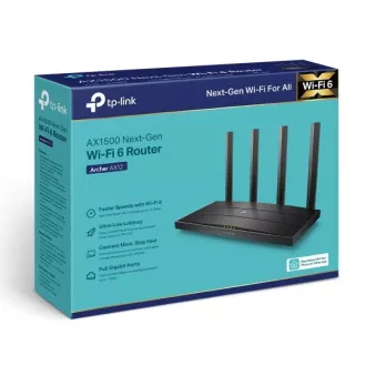 TP-Link Archer AX12 - AX1500 WiFi 6 router , 3 x GLAN, 1x GWAN, 2,4/5GHz , WPA3, MU-MIMO, Beamforming TP-Link Archer AX12 - AX1500 WiFi 6 router , 3 x GLAN, 1x GWAN, 2,4/5GHz , WPA3, MU-MIMO, Beamforming