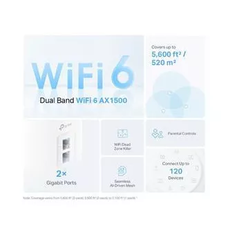 TP-Link Deco X10(3-pack) - AX1500 Meshový Wi-Fi 6 systém pro chytré domácnosti - Rodičovská kontrola - (3-pack) TP-Link Deco X10(3-pack) - AX1500 Meshový Wi-Fi 6 systém pro chytré domácnosti - Rodičovská kontrola - (3-pack)