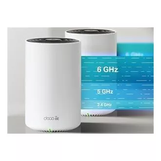 TP-Link Deco XE75 Pro(3-pack) - Multi-Gig 2,5 Gbps AXE5400 třípásmový Meshový Wi-Fi 6E systém, HomeShield (3-pack) TP-Link Deco XE75 Pro(3-pack) - Multi-Gig 2,5 Gbps AXE5400 třípásmový Meshový Wi-Fi 6E systém, HomeShield (3-pack)