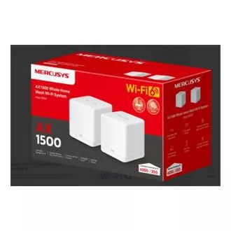 TP-Link WiFi router Mercusys Halo H60X(2-pack) WiFi 6, AX1500, 3x GLAN2,4/5 GHz TP-Link WiFi router Mercusys Halo H60X(2-pack) WiFi 6, AX1500, 3x GLAN2,4/5 GHz