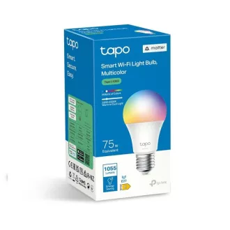 TP-Link Tapo L535E, Chytrá Wi-Fi LED žárovka barevná, 2500-6500K, E27 TP-Link Tapo L535E, Chytrá Wi-Fi LED žárovka barevná, 2500-6500K, E27
