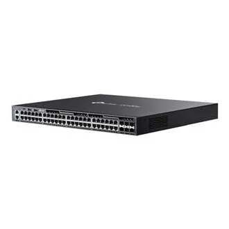 TP-Link SG6654X Omada 48-Port Gigabitový Stackable L3 Switch, 48 gigabitových RJ45 portů a 6× 10 Gbps SFP+ slotů