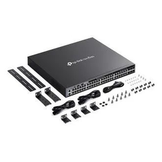 TP-Link SG6654X Omada 48-Port Gigabitový Stackable L3 Switch, 48 gigabitových RJ45 portů a 6× 10 Gbps SFP+ slotů
