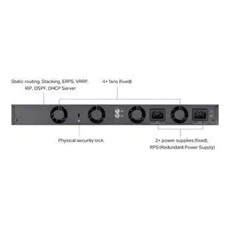 TP-Link SG6654X Omada 48-Port Gigabitový Stackable L3 Switch, 48 gigabitových RJ45 portů a 6× 10 Gbps SFP+ slotů