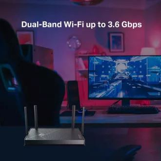 TP-Link Archer BE230 - BE3600 Wi-Fi 7 router, 1x2,5G WAN, 1x2,5G LAN, 3xGLAN, USB 3.0, HomeShield, EasyMesh