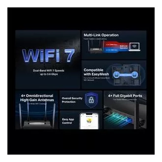 Mercusys MR25BE Dvoupásmový Wi-Fi 7 router BE3600 Mercusys MR25BE Dvoupásmový Wi-Fi 7 router BE3600