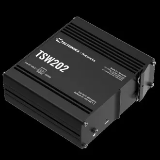 Teltonika PoE+ L2 Managed Switch 8 10/100/1000, 2x SFP - TSW202 Teltonika PoE+ L2 Managed Switch 8 10/100/1000, 2x SFP - TSW202