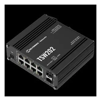Teltonika PoE+ L2 Managed Switch 8 10/100/1000, 2x SFP - TSW202 Teltonika PoE+ L2 Managed Switch 8 10/100/1000, 2x SFP - TSW202