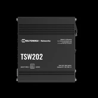 Teltonika PoE+ L2 Managed Switch 8 10/100/1000, 2x SFP - TSW202 Teltonika PoE+ L2 Managed Switch 8 10/100/1000, 2x SFP - TSW202