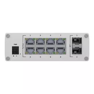 Teltonika PoE+ Unmanaged Switch 8, 10/100/1000, 2x SFP ports - TSW200 Teltonika PoE+ Unmanaged Switch 8, 10/100/1000, 2x SFP ports - TSW200