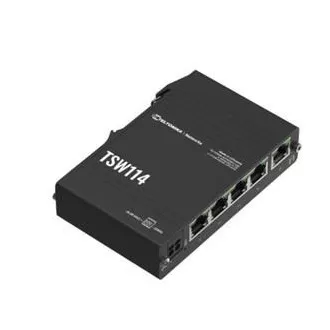 Teltonika GIGABIT DIN RAIL ETHERNET SWITCH - TSW114 Teltonika GIGABIT DIN RAIL ETHERNET SWITCH - TSW114