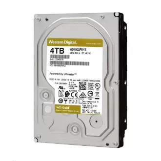 WD GOLD WD4004FRYZ 4TB SATA/ 6Gb/s 256MB cache 7200 ot., CMR, Enterprise WD GOLD WD4004FRYZ 4TB SATA/ 6Gb/s 256MB cache 7200 ot., CMR, Enterprise