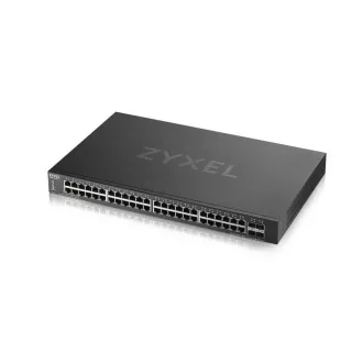 Zyxel XGS1935-52, 52 Port Lite-L3 Smart Managed Switch, 48x Gigabit Copper and 4x 10G SFP+, hybrid mode, standalone or N Zyxel XGS1935-52, 52 Port Lite-L3 Smart Managed Switch, 48x Gigabit Copper and 4x 10G SFP+, hybrid mode, standalone or N