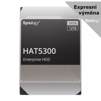 Synology HAT5300/12TB/HDD/3.5"/SATA/7200 RPM/5R Synology HAT5300/12TB/HDD/3.5"/SATA/7200 RPM/5R